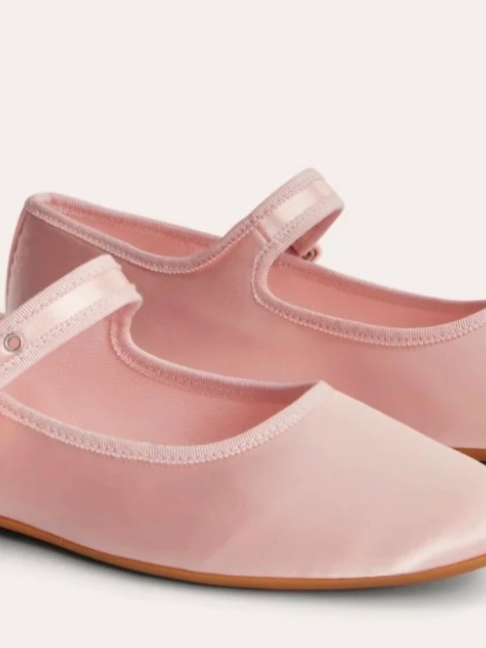 Everlane Day Buckle Mary Jane Tutu Pink Satin Women's Sizes NEW in Box Ballet